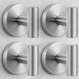 Shower Hooks for Inside Shower,No-Drill Removable&Reusable Towel Hooks for Bathroom,Heavy Duty Suction Cup Hooks for Glass Window